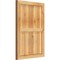 Ekena Millwork Framed Board-n-Batten Shutters, Rough Sawn Western Red Cedar, 21 1/2W x 31H, PR RBF06S21X031RWR - alternate 3